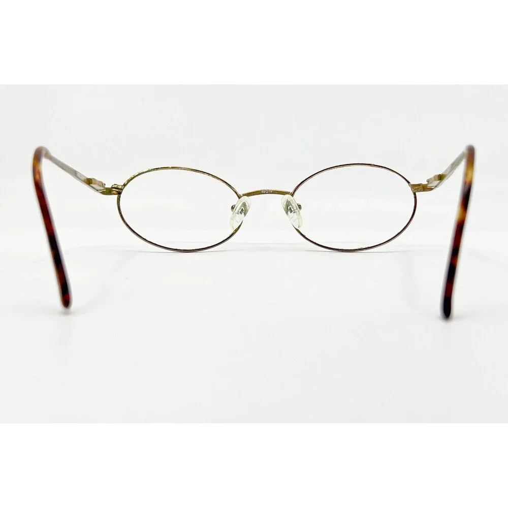 Guess Eyeglasses Frames Womens Gold Oval GU591 SG/MG 137 49-19-137